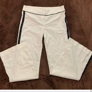 Bebe white linen pants